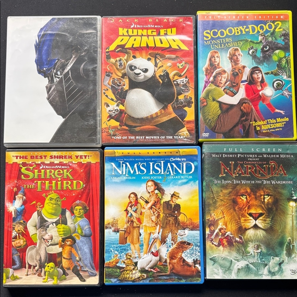 DVD Movie Collection - 6 Titles